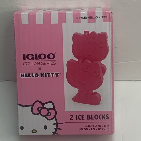 Hello Kitty Igloo Ice Blocks 2 Packs New - Picture 4 of 7